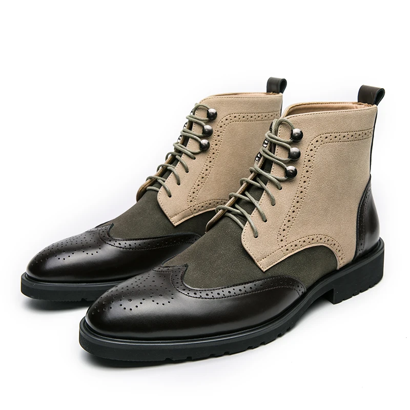 Men'S Shoes Brogues - Zapatos Brogue negros Retro Para Hombre,
