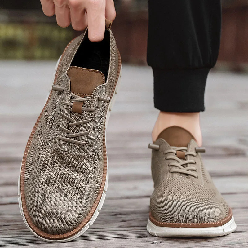 Men'S Shoes Brogues - Zapatos informales para hombre, zapatos planos
