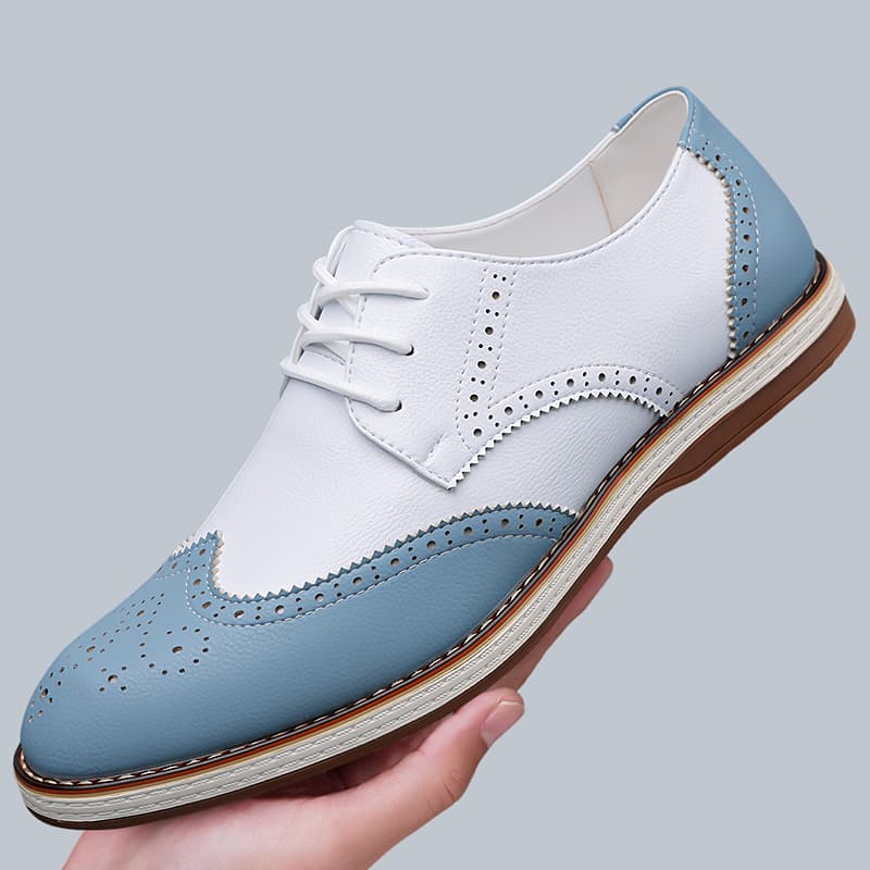 Men'S Shoes Brogues - Zapatos Oxford de dos tonos en