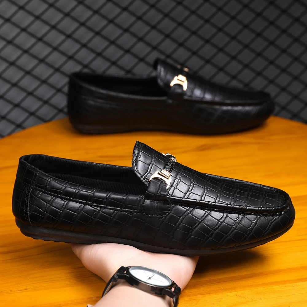 Men'S Shoes Brogues - Zapatos de cuero clásicos para hombre,