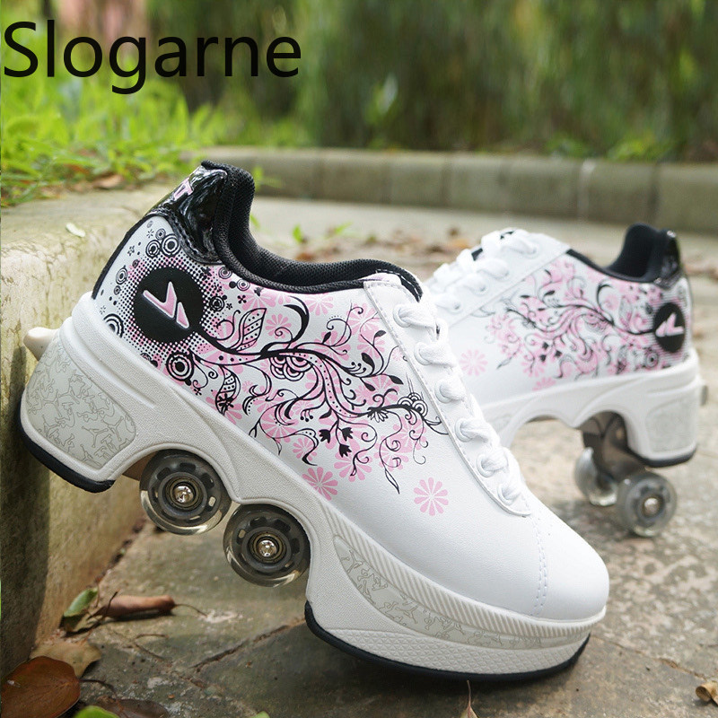 Men'S Shoes To Women'S - Zapatos de patines de 4 ruedas