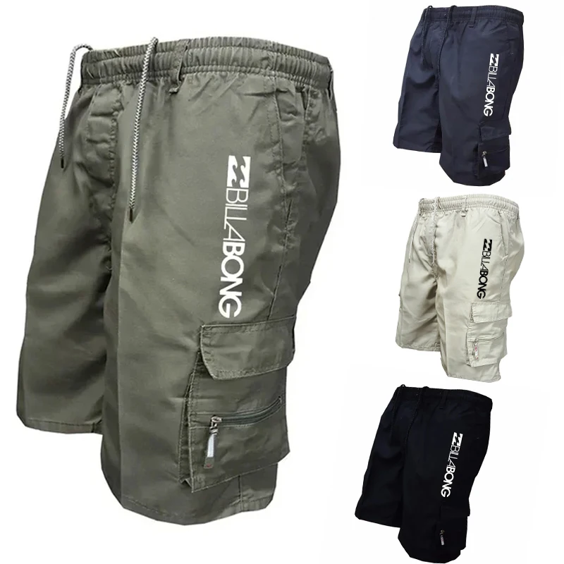 Men Shoes Runners - Pantalones Cortos Deportivos Multibolsillos para Hombre,