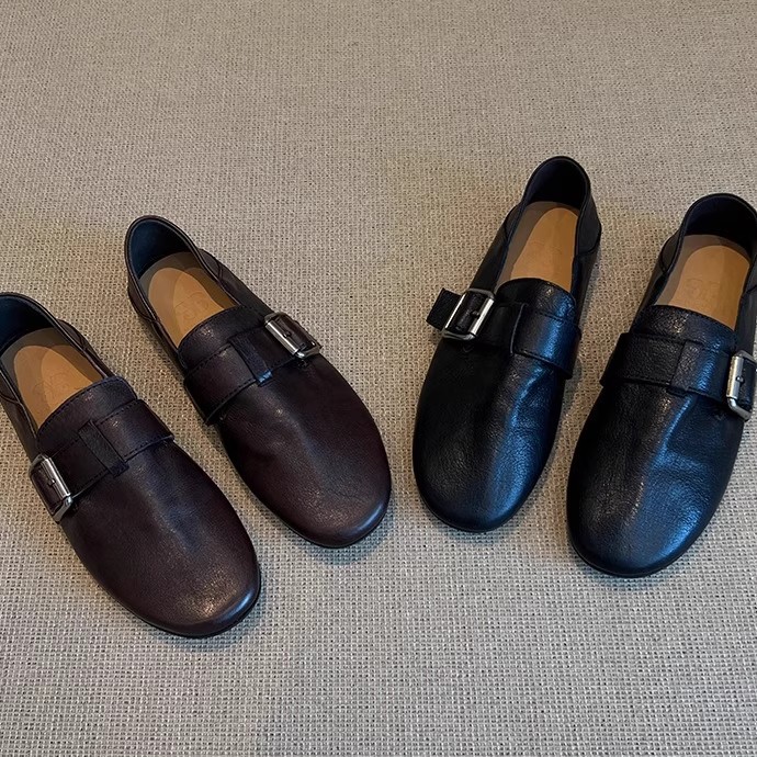Boat Shoe Leather - Zapatos planos de mujer, zapatillas de