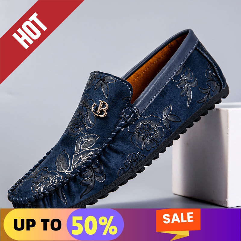 Boat Shoe Leather - Mocasines de cuero de ocio para