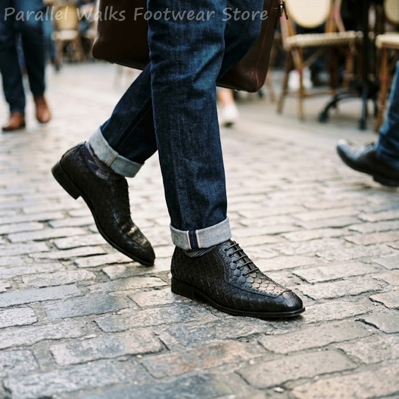 Men'S Shoes Brogues - Zapatos Oxford de hombre con diseño