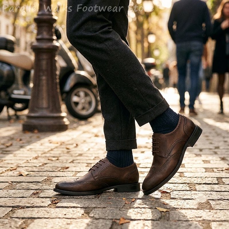 Zapatos Derby Brogue para homb - Men'S Shoes Brogues reseña y precio
