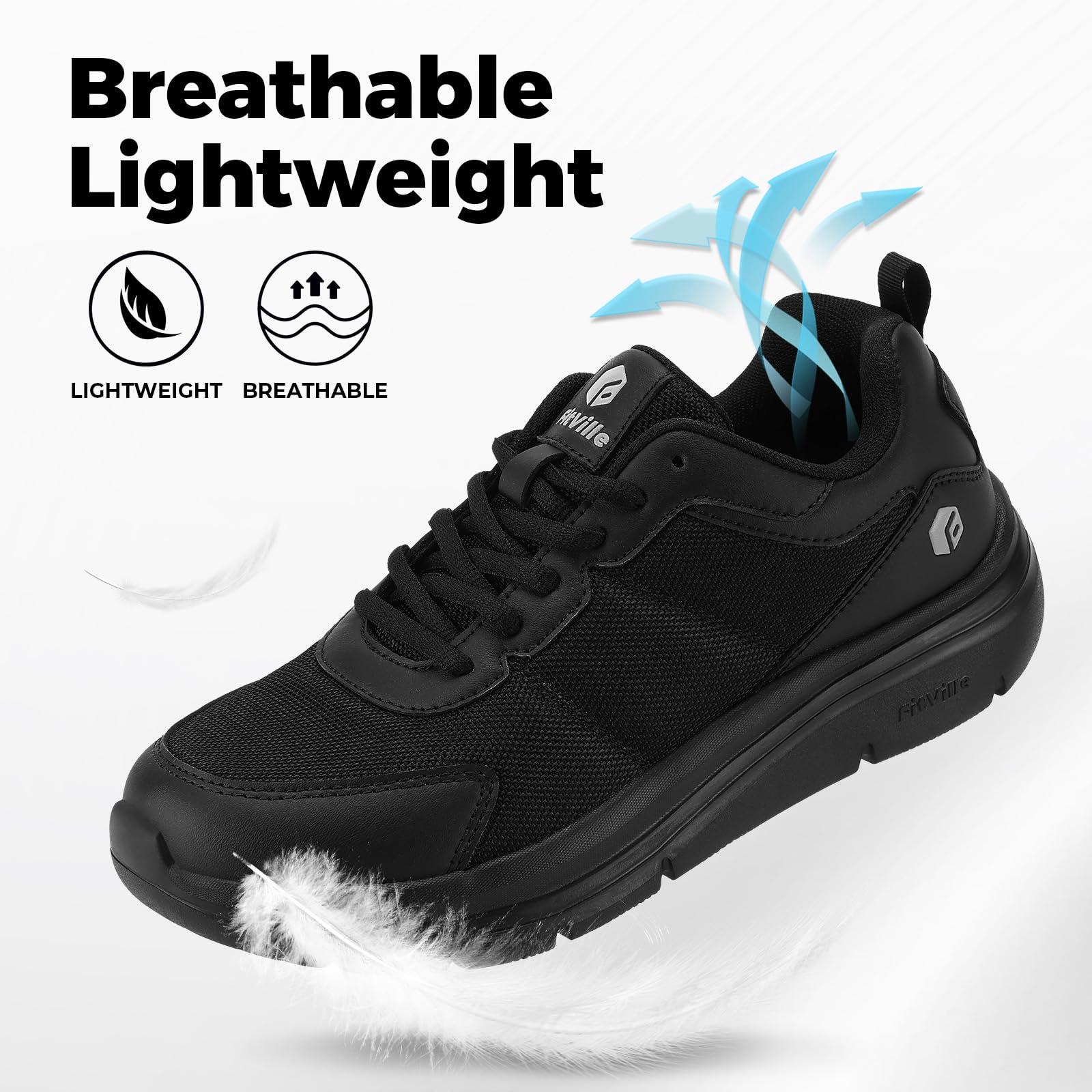FitVille Zapatos para caminar  - Men'S Shoes Plantar Fasciitis reseña y precio
