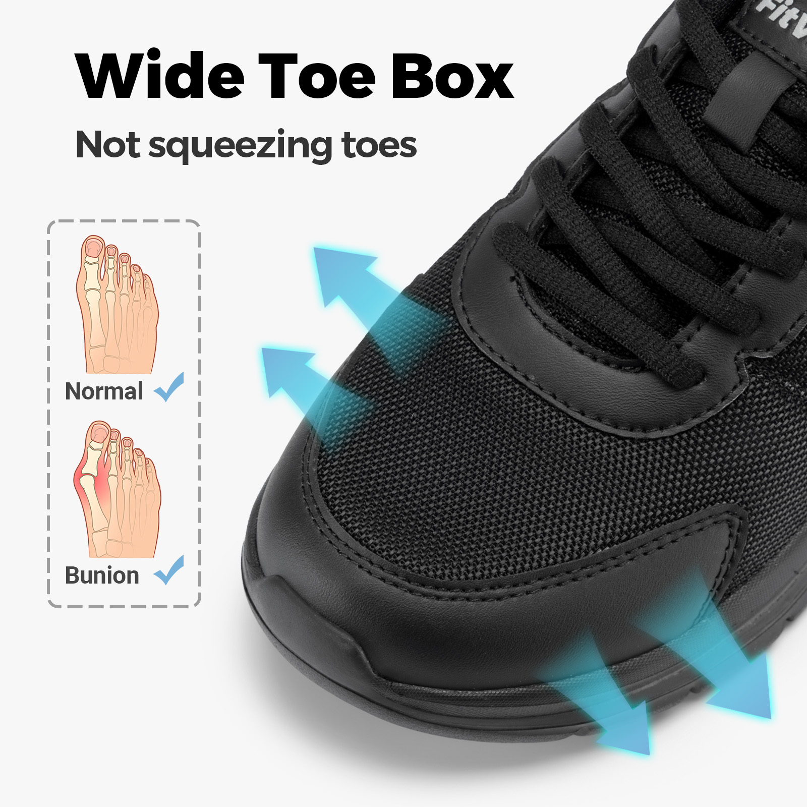 FitVille Zapatos para caminar  - Men'S Shoes Plantar Fasciitis reseña y precio