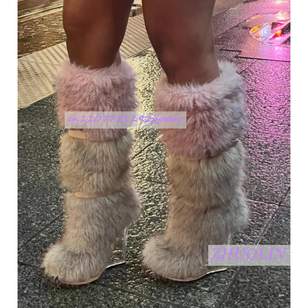 Botas de cuña transparentes pe - Winter Boot Insulated reseña y precio