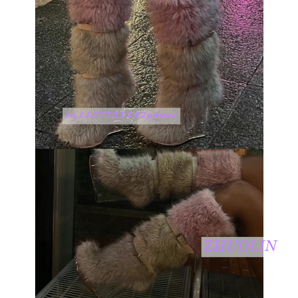 Botas de cuña transparentes pe - Winter Boot Insulated reseña y precio