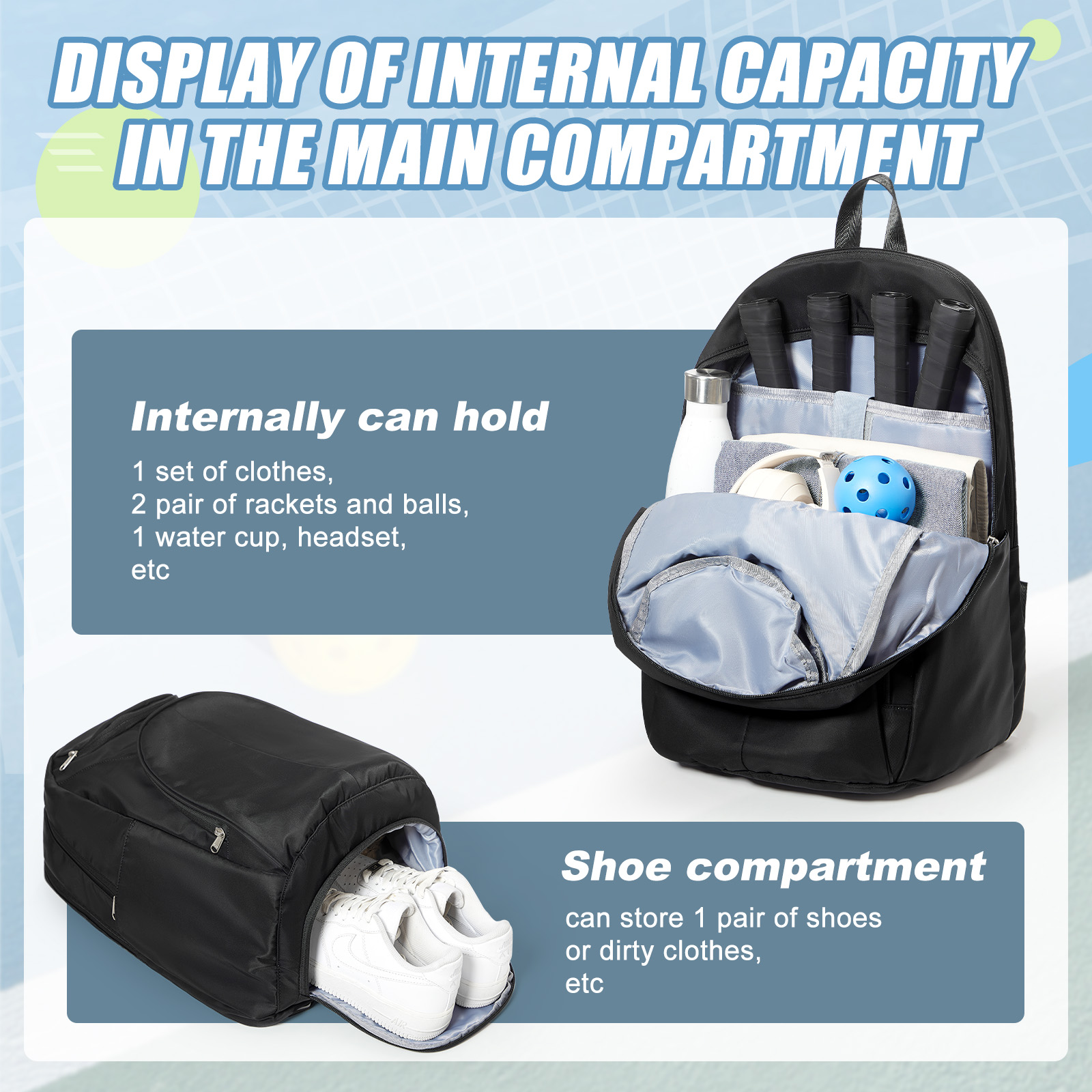 Bolsa de Tenis, Mochila de Ten - Men'S Shoes To Women'S reseña y precio