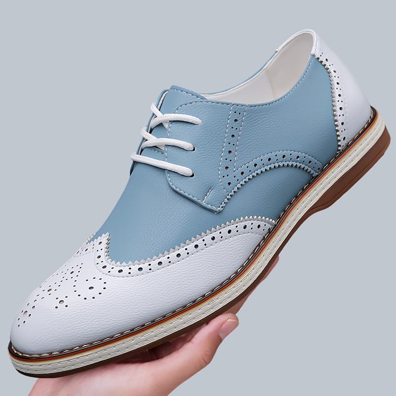 Zapatos Oxford de dos tonos en - Men'S Shoes Brogues reseña y precio