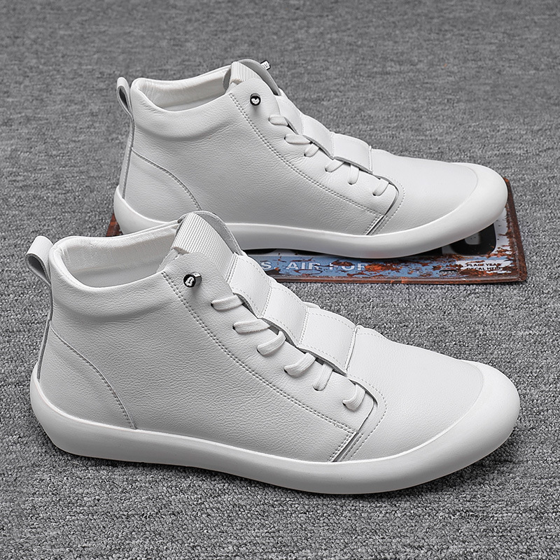 Zapatillas altas de cuero genu - Boat Shoe Leather reseña y precio