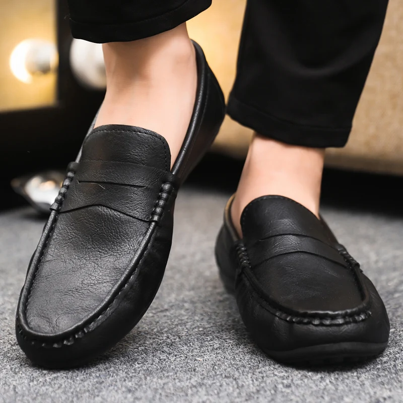 Zapatos de Hombre Casuales de  - Boat Shoe Leather reseña y precio