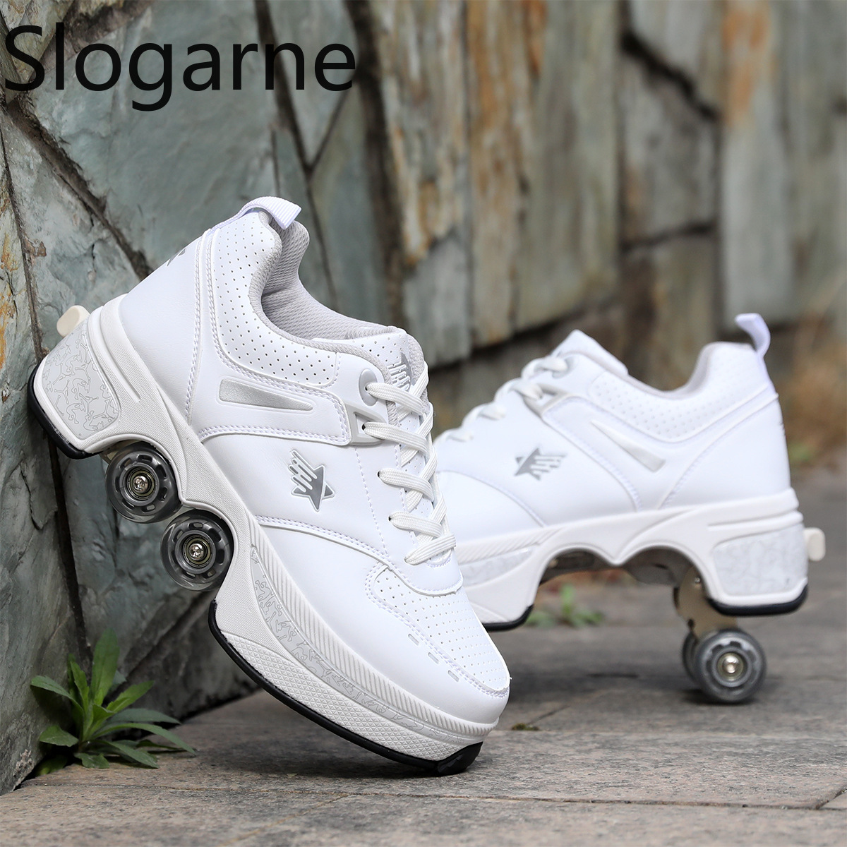 Zapatos de patines de 4 ruedas - Men'S Shoes To Women'S reseña y precio