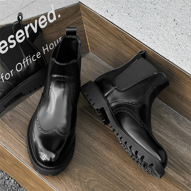 Botas chelsea de talla grande  - Men'S Shoes Brogues reseña y precio