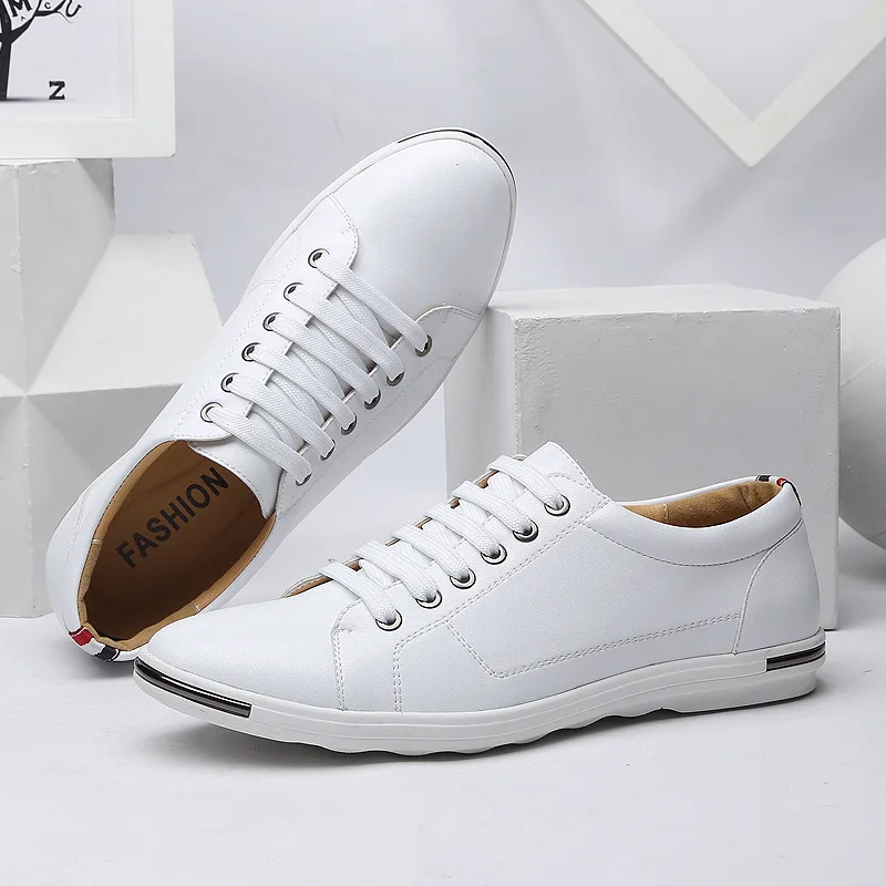 Zapatillas de deporte blancas  - Boat Shoe Leather reseña y precio