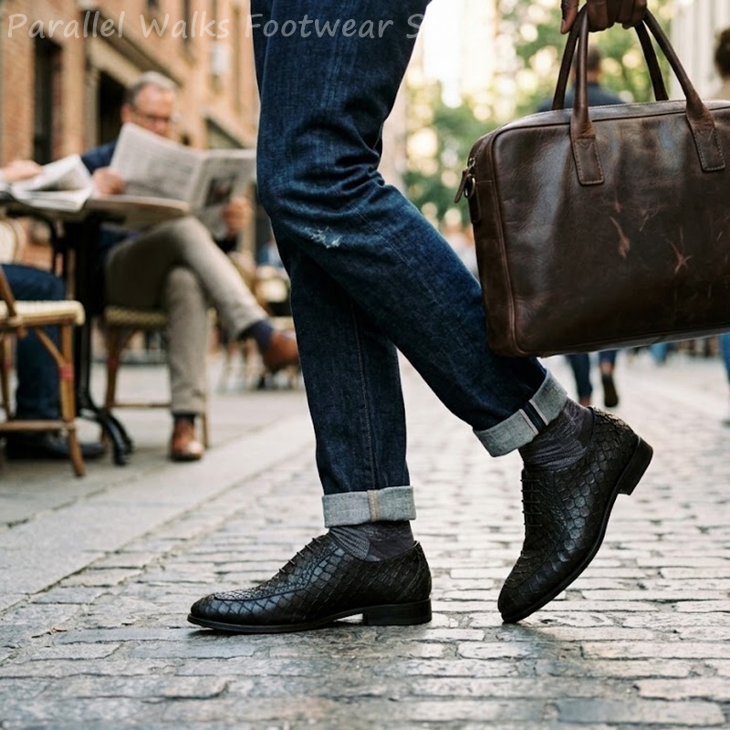 Zapatos Oxford de hombre con d - Men'S Shoes Brogues reseña y precio