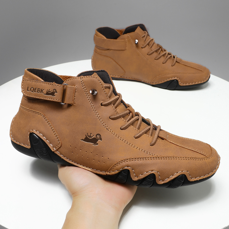 Zapatos de cuero para hombre,  - Boat Shoe Leather reseña y precio