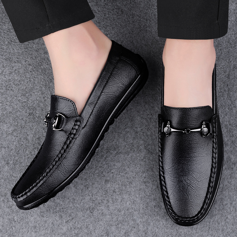 Nuevos Zapatos Negros para Hom - Boat Shoe Leather reseña y precio