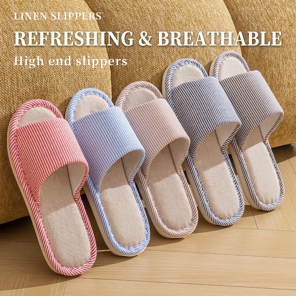 Pantuflas de Lino Transpirable - Men'S Shoes To Women'S reseña y precio