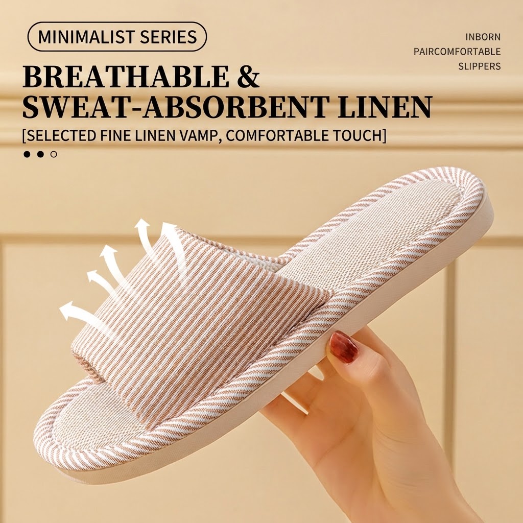Pantuflas de Lino Transpirable - Men'S Shoes To Women'S reseña y precio