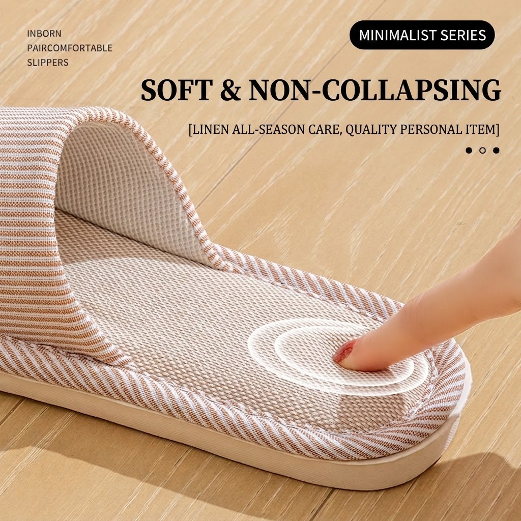 Pantuflas de Lino Transpirable - Men'S Shoes To Women'S reseña y precio