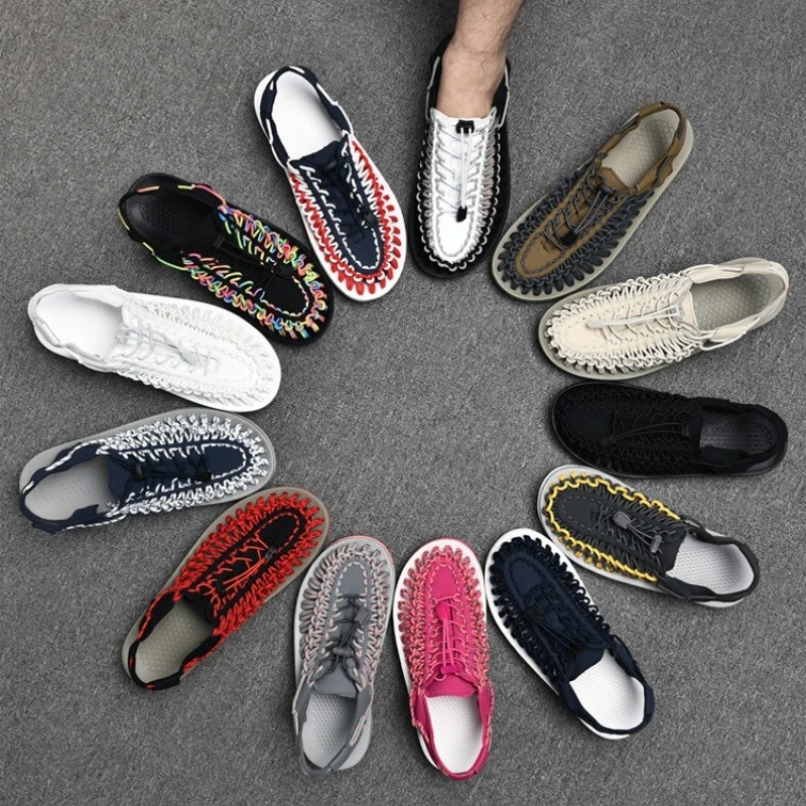 Sandalias Tejidas para Hombre, - Men Shoes Essentials reseña y precio